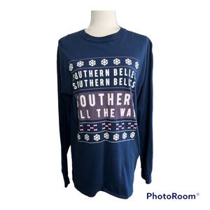 Jadelynn Brooke Deeply Southern Attire Long Sleeve T-Shirt Sz M